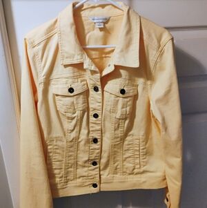 Universal Thread Light Yellow Jean Jacket